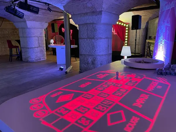 Soirée entreprise : Casino Lumineux